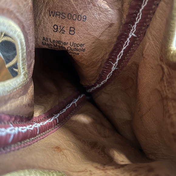 Twisted X Women’s Floral Embroidered Western Boho Cowgirl Cowboy Boots 9.5 B - Picture 6 of 6